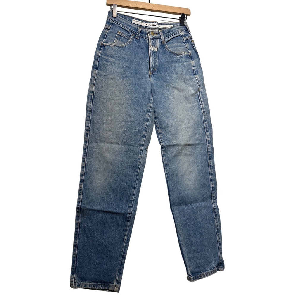 VTG Marithe Francois Girbaud Jeans Blue Denim Size 28" Waist 30" Inseam‎